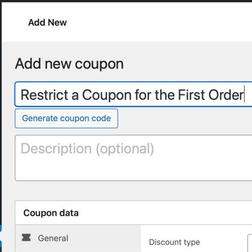 How To Restrict Coupon For The First Order in WooCommerce